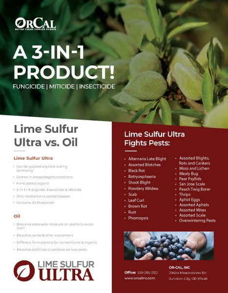 Lime Sulfur Ultra vs Oil Tech Sheet